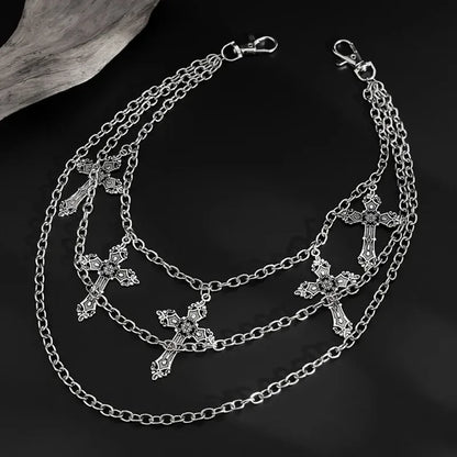 Catena a croce per pantaloni jeans