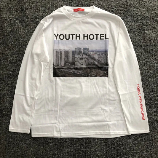Long Sleeve Youth Hotel T-shirt