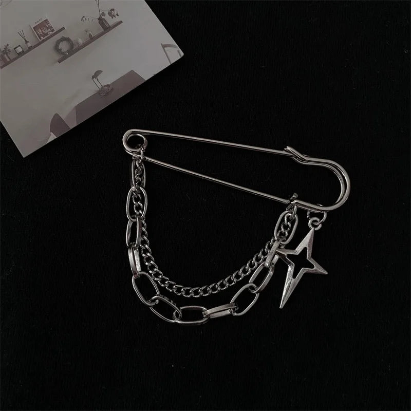 Chain Brooch Accessories