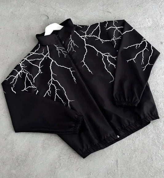 Casual Thunder Zipper Jacket