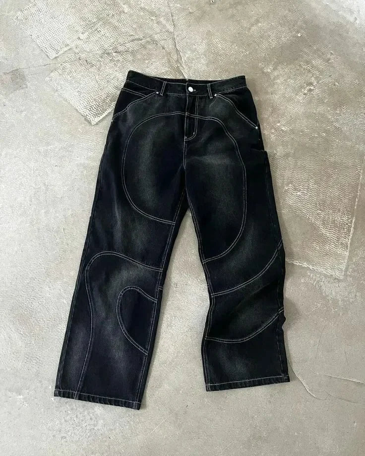 Costume deux pièces pour homme, veste et pantalon.