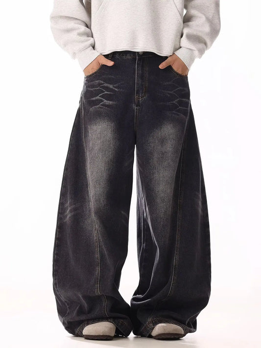 Baggy Retro Washed Jeans