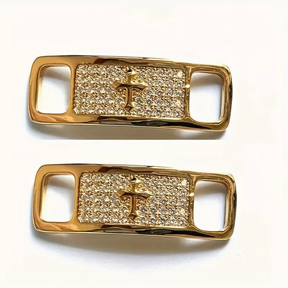 Cross Happy Face Shoelaces Buckles