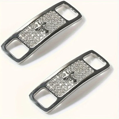 Cross Happy Face Shoelaces Buckles