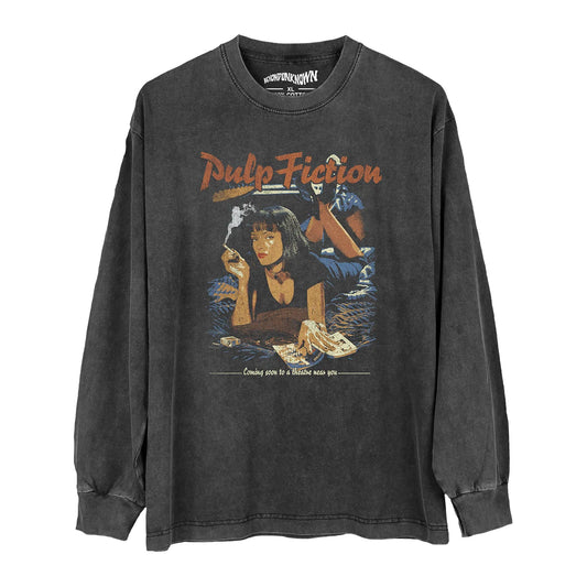 Long Sleeve Pulp Fiction T-Shirt