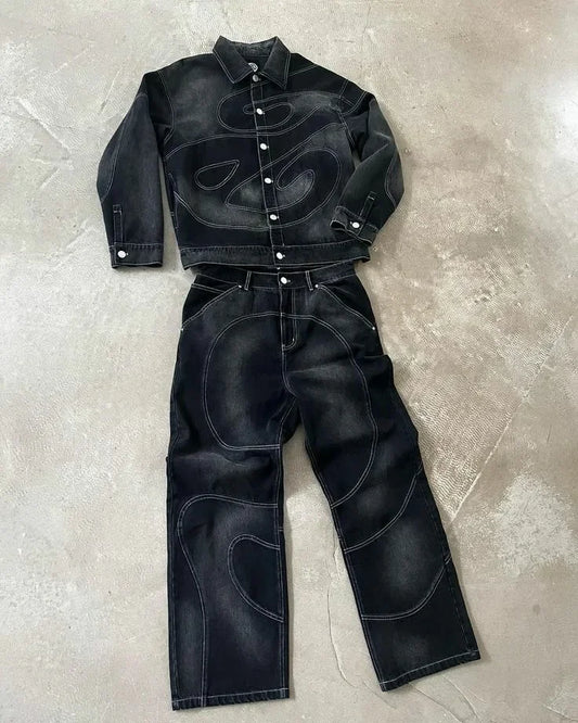 Design Men Suit  Jacket Pants Two Pieces
