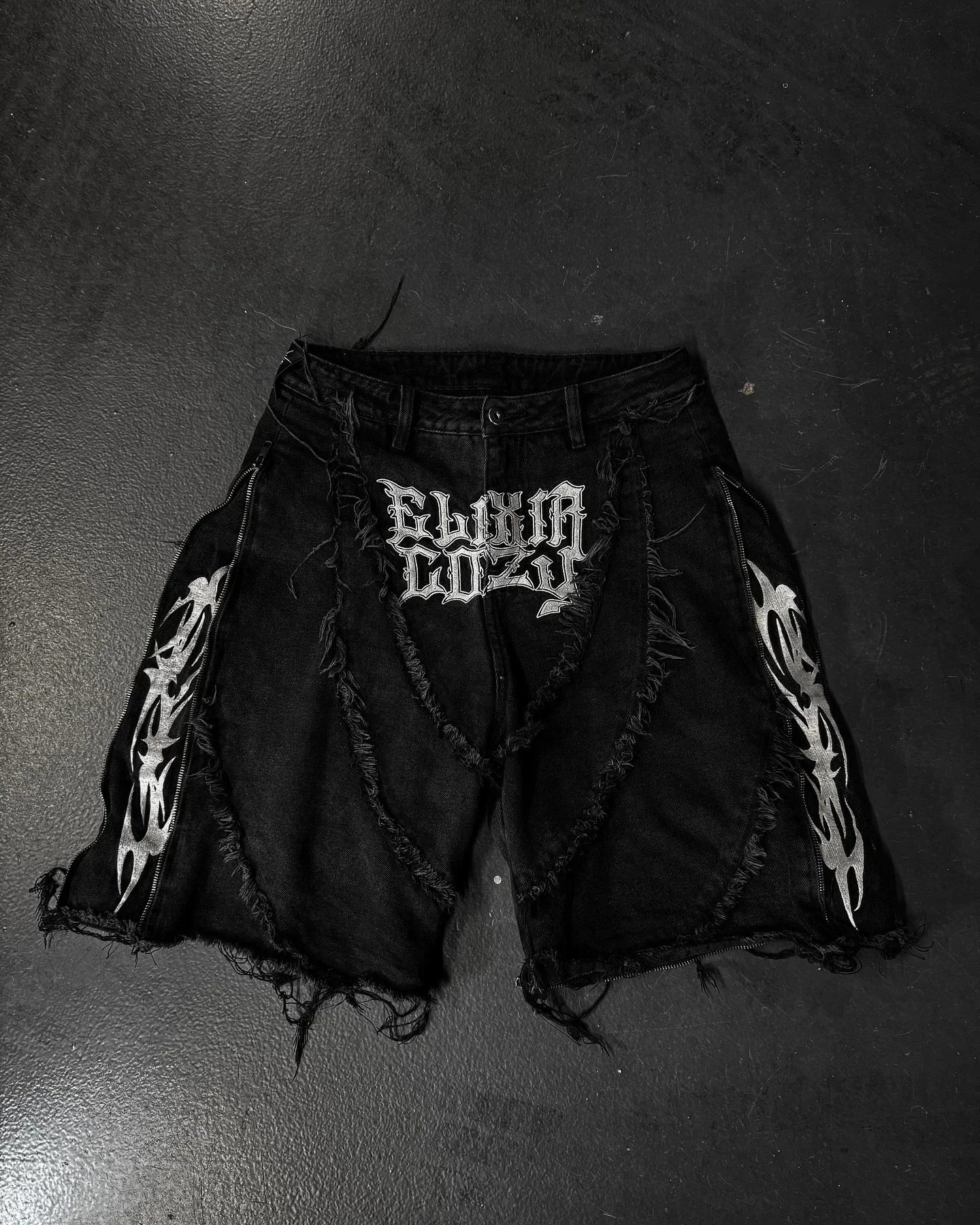 Fashion Jeans  Zipper Large/Short