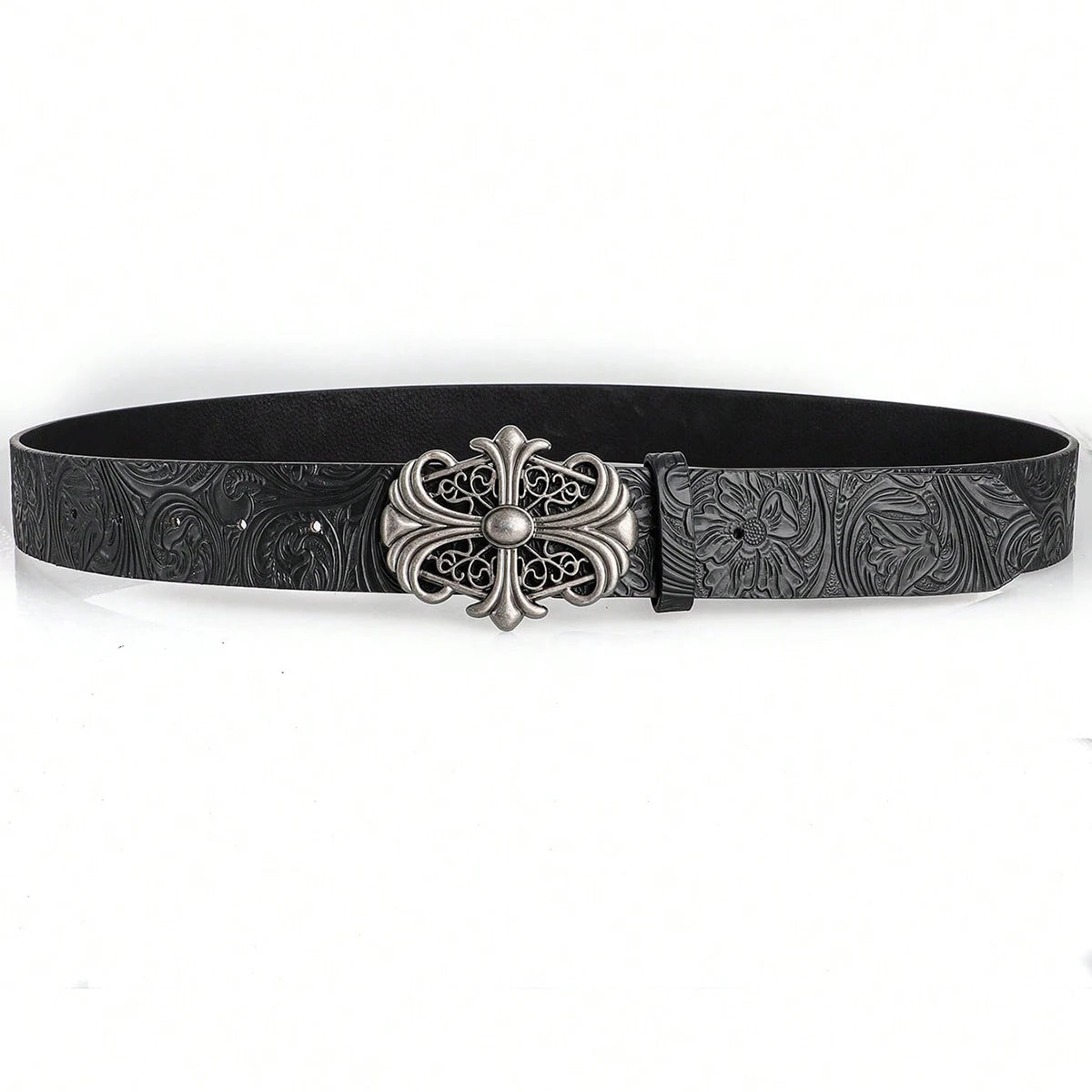 Cross Leather Belt